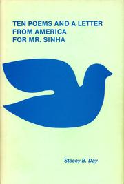 Cover of: TEN POEMS AND A LETTER FROM AMERICA FOR MR SINHA