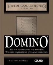 Cover of: Professional developer's guide to Domino