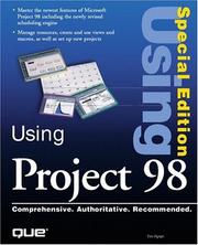 Cover of: Using Microsoft Project 98 by Tim Pyron