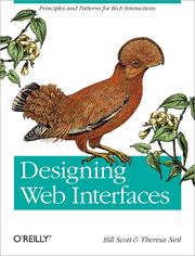 Cover of: Designing Web Interfaces by Scott, Bill