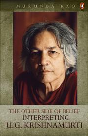 Cover of: The Other Side of Belief: Interpreting U.G.Krishnamurti