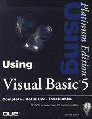 Cover of: Using Visual Basic 5