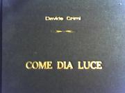Cover of: COME DIA LUCE: Poema del Caos