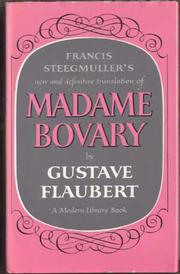 Cover of: Gustave Flaubert, "Madame Bovary"