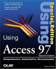 Cover of: Special Edition Using Access 97 (2nd Edition)