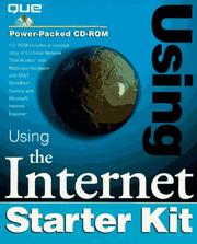 Cover of: Using the Internet starter kit