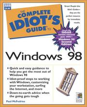 Cover of: The complete idiot's guide to Windows 98