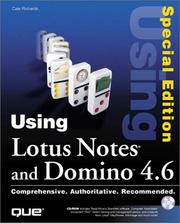 Cover of: Using Lotus Notes and Domino 4.6