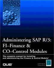 Cover of: Administering SAP R/3: the FI-financial accounting and CO-controlling modules