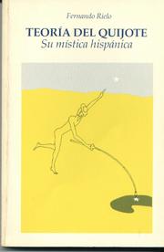 Cover of: Teoría del Quijote by Fernando Rielo