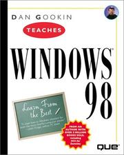 Cover of: Dan Gookin Teaches Windows 98 (The Best Advice from the Best Authors) by Dan Gookin