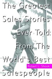 Cover of: The Greatest Sales Stories Ever Told: From the World's Best Salespeople