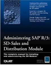 Cover of: Administering Sap R/3: Sd-Sales and Distribution Module