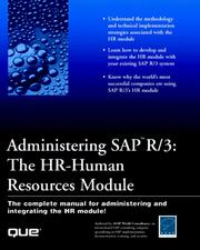 Cover of: Administering SAP R/3 by Jonathon Blain, Jonathan Blain, Max Nyiri, Asap world Consultancy, Bryan Gambrel, Jonathan Blain, Max Nyiri, Asap world Consultancy, Bryan Gambrel