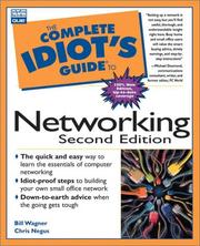 Cover of: The complete idiot's guide to networking