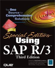 Cover of: Special Edition Using SAP R/3 (3rd Edition) by Jonathan Blain