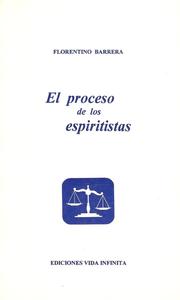 Cover of: El proceso de los espiritistas