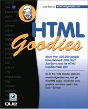 Cover of: HTML Goodies | Joe Burns