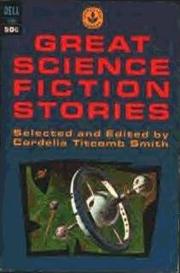 Cover of: Great Science Fiction Stories by selected and edited by Cordelia Titcomb Smith.