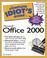 Cover of: Complete idiot's guide to Microsoft Office 2000