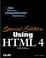 Cover of: Special edition using HTML 4
