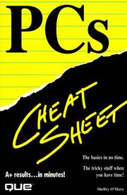 Cover of: PCs Cheat Sheet