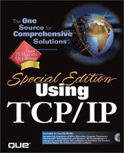 Cover of: Using Microsoft TCP/IP