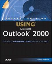 Cover of: Using Microsoft Outlook 2000 by Gordon Padwick