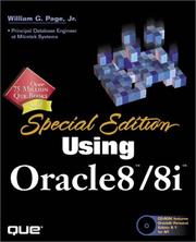 Cover of: Special edition using Oracle8/8i by William Page ... [et al.]