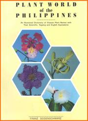 Cover of: Plant world of the Philippines by Franz Seidenschwarz
