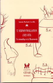 Cover of: T. Vernon Wollaston (1822-1878). by Antonio Machado Carrillo