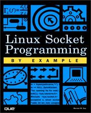 Cover of: Linux socket programming by example by Warren Gay