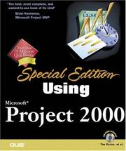 Special edition using Microsoft Project 2000. by Tim Pyron, Rod Gill, Laura Stewart, Melette Pearce, Winston Meeker, Toby Brown, Ira Brown, Jo ellen Shires