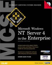 Cover of: MCSE Microsoft Windows NT Server in the Enterprise Exam Guide, Second Edition (Exam Guides) by Emmett Dulaney, Steve Kaczmarek