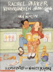 Cover of: Rachael Parker, Kindergarten Show-Off by Ann Martin by Ann Martin