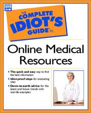 Cover of: Complete Idiot's Guide to Online Medical Resources