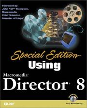 Cover of: Using Macromedia Director 8 (with CD-ROM)