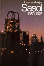 Cover of: Sasol, 1950-1975 by Johannes Meintjes