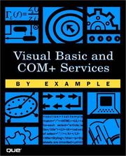 Cover of: Visual Basic and COM+ Programming by Example | Peishu Li