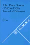 Cover of: John Duns Scotus: renewal of philosophy : acts of the third Symposium organized by the Dutch Society for Medieval Philosophy Medium Aevum (May 23 & 24 1996)