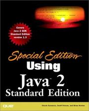 Cover of: Special Edition Using Java 2 Standard Edition by Brian Keeton, Chuck Cavaness, Jeff Friesen, Joseph Weber, Chuck Cavaness, Brian Keeton, Jeff Friesen, Joseph Weber