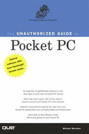 Cover of: The Unauthorized Guide to Pocket PC (Complete Idiot's Guide)