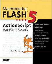 Macromedia Flash 5 actionscript for fun and games by Gary Rosenzweig