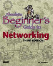 Cover of: Absolute Beginner's Guide to Networking (3rd Edition) by Joseph Habraken