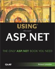 Cover of: Special Edition Using Asp.Net
