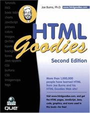 Cover of: HTML Goodies (2nd Edition) by Joe Burns