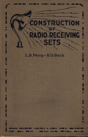 Cover of: Construction of radio receiving sets