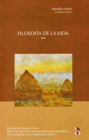 Cover of: Filosofía de la Vida