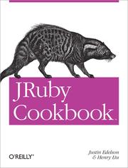 Cover of: JRuby Cookbook by Edelson, Justin