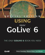 Cover of: Special Edition Using Adobe GoLive 6